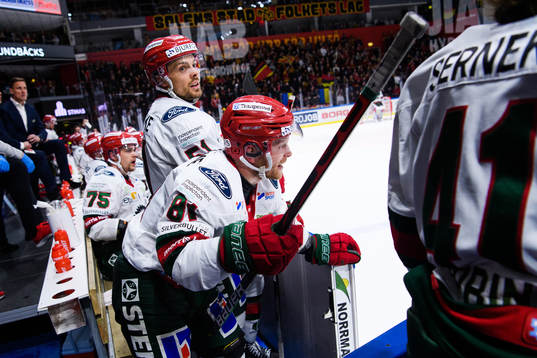 Frölundas Mats Rosseli Olsen och Ryan Lasch