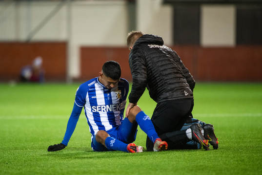 IFK Göteborgs Amir Al-Ammari  har ont