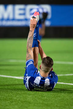 IFK Göteborgs Filip Ambroz har kramp