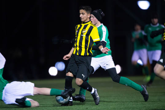 i matchen för U16 mellan IFK Hässleholm och Hässleholms