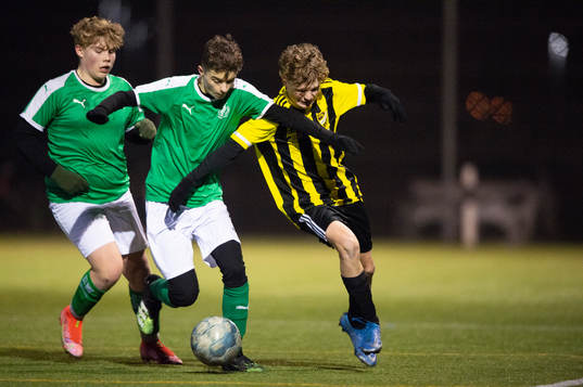 i matchen för U16 mellan IFK Hässleholm och Hässleholms