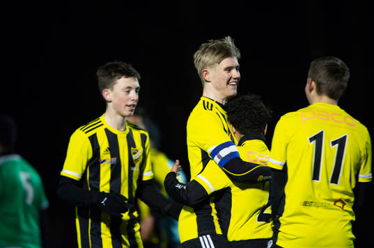 i matchen för U16 mellan IFK Hässleholm och Hässleholms