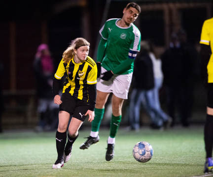 IFK Hässleholms Hanna Sjödahl  i matchen för U16 mellan