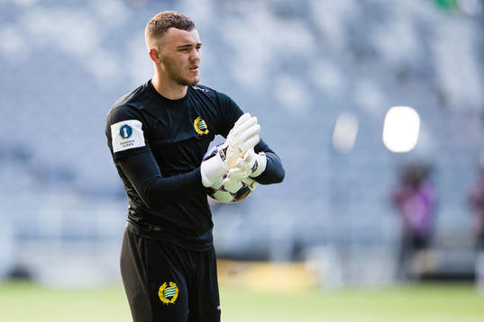 Hammarbys målvakt William Björklund