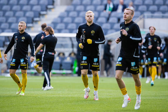 Elfsborgs Simon Strand, Sveinn Gudjohnsen och Gustav