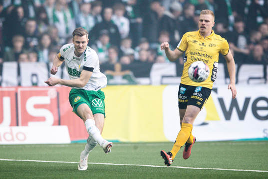 Hammarbys Richard Magyar och Elfsborgs Per Frick