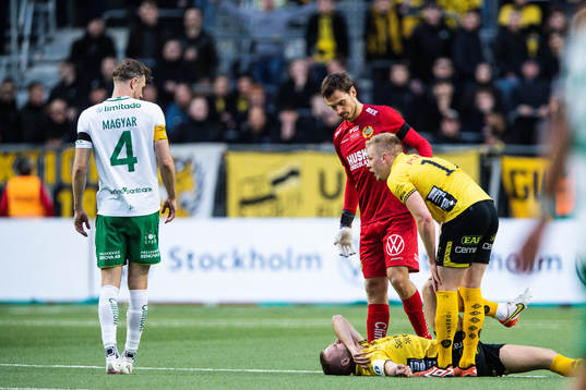 Elfsborgs Gustav Henriksson och Hammarbys målvakt Davor