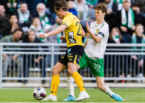 Elfsborgs Oliver Zandén och Hammarbys Williot Swedberg