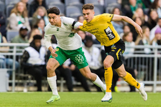 Hammarbys Jusef Erabi och Elfsborgs Leo Väisänen