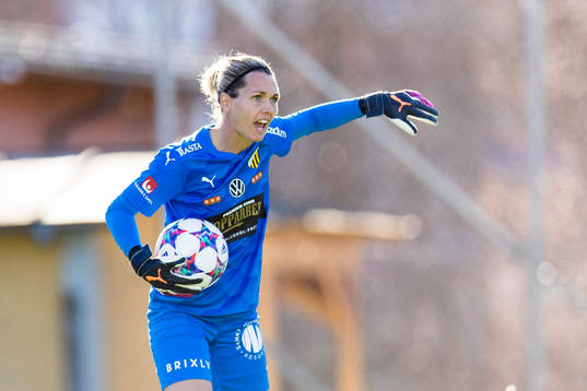Häckens målvakt Jennifer Falk