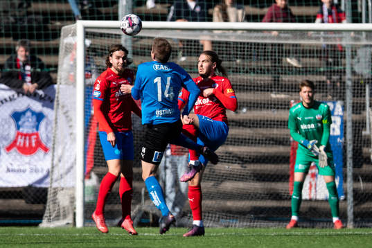Helsingborgs Ali Suljic och Charlie Weberg