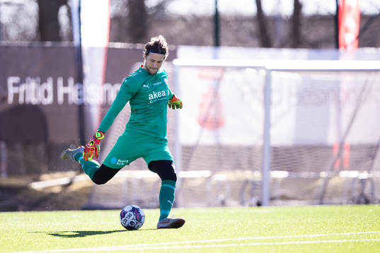 Helsingborgs målvakt Anders Lindegaard