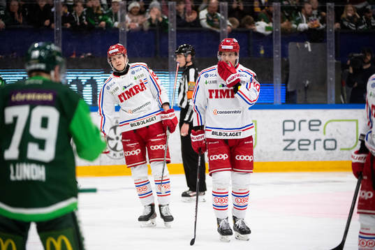 Timrås Viktor Lodin och Robin Alvarez deppar