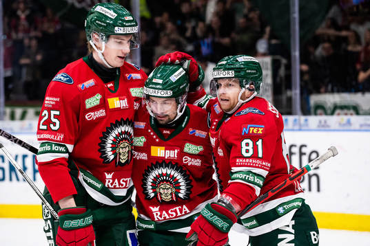 Frölundas Patrik Carlsson jublar