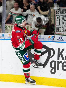 Frölundas Patrik Carlsson jublar