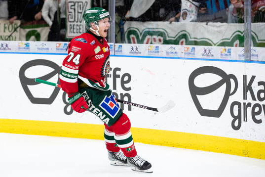 Frölundas Andreas Borgman jublar