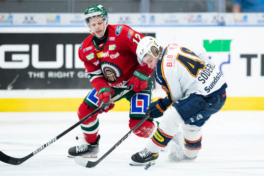 Frölundas Max Friberg och Djurgårdens Tim Söderlund