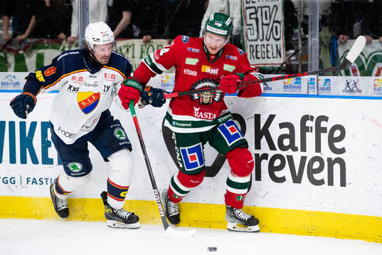 Djurgårdens Stefan Warg och Frölundas Andreas Borgman
