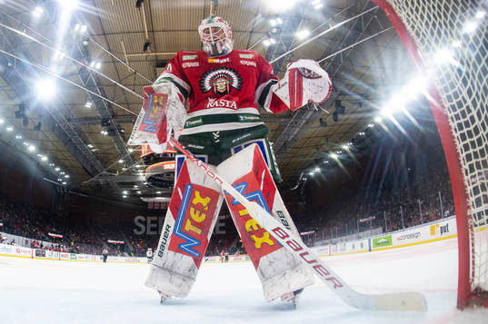 Frölundas målvakt Matthew Tomkins