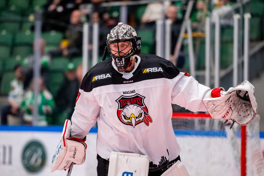 Malmö Redhawks målvakt Oscar Alsenfelt