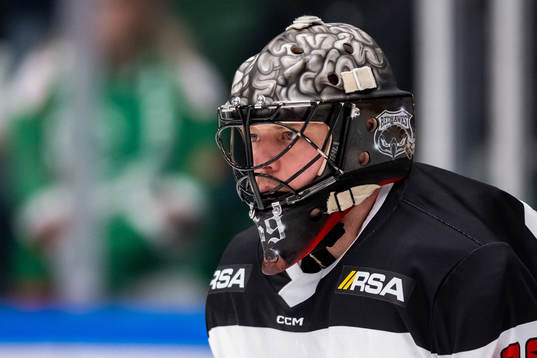 Malmö Redhawks målvakt Oscar Alsenfelt