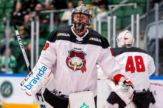 Malmö Redhawks målvakt Oscar Alsenfelt