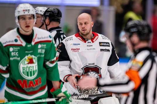 Malmö Redhawks målvakt Oscar Alsenfelt