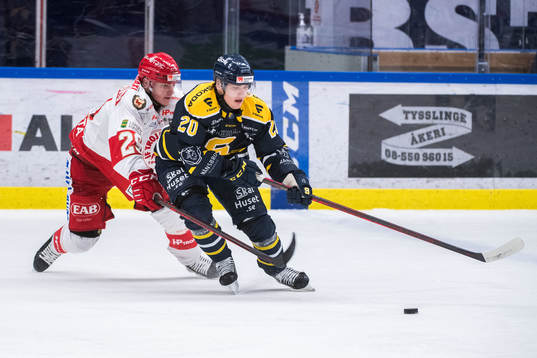 Troja/Ljungbys Victor Stjernborg och Södertäljes Nikola