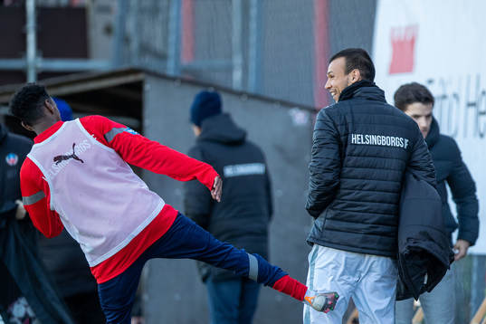 Helsingborgs Taha Ali och Sumar Almadjed