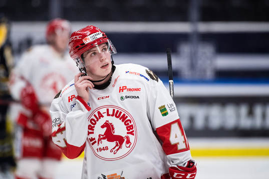Troja/Ljungbys Victor Öhman deppar