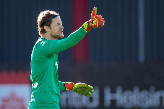 Helsingborgs målvakt Anders Lindegaard