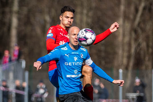 Halmstads Andreas Johansson och Helsingborgs Assad Al