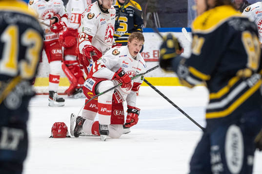 Troja/Ljungbys William von Barnekow har ont