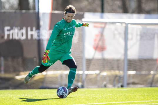 Helsingborgs målvakt Anders Lindegaard