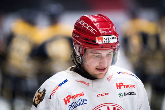 Troja/Ljungbys Alexander Bjurström deppar