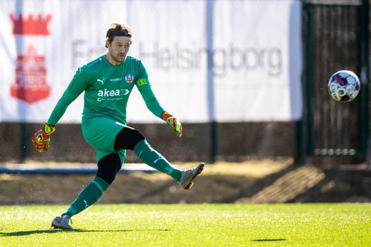 Helsingborgs målvakt Anders Lindegaard