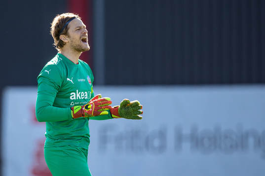 Helsingborgs målvakt Anders Lindegaard