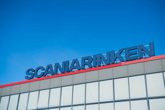 Exteriör av Scaniarinken