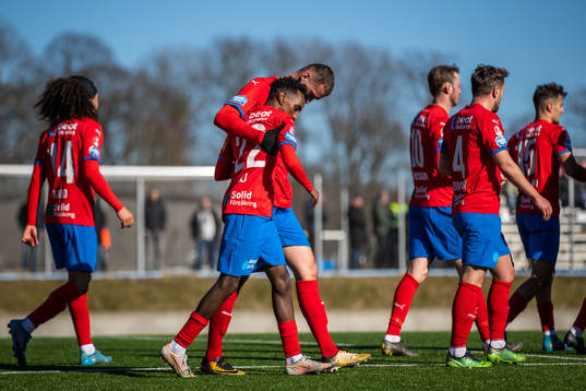 Helsingborgs Albert Ejupi och Taha Ali