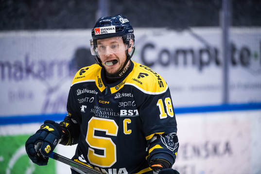 Södertäljes Andreas Hjelm deppar