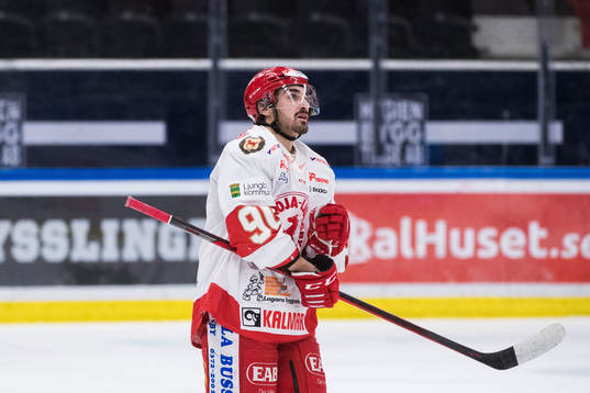 Troja/Ljungbys Emil Eriksson deppar