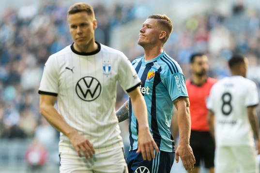 Djurgårdens Victor Edvardsen deppar