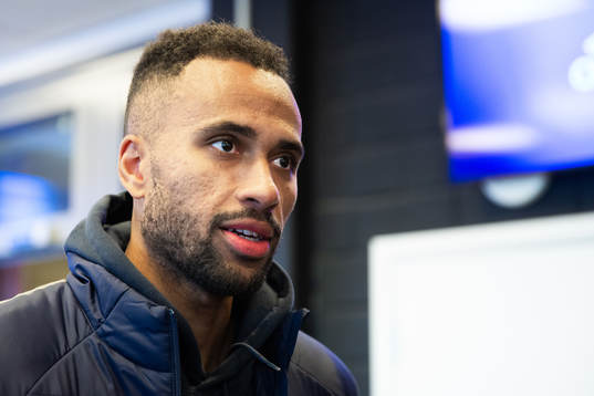 Malmö FFs Isaac Kiese Thelin i mixad zon