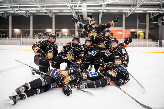 Göteborgs spelare jublar