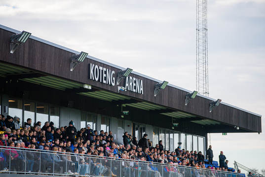Spectators in the stands