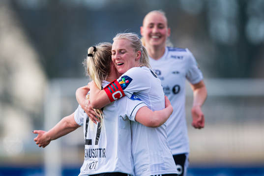 Selma Sol Magnusdottir of Rosenborg celebrates