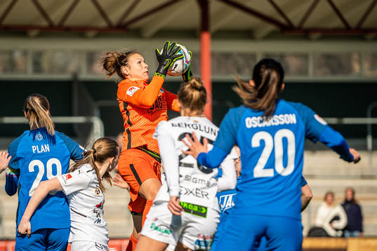 Eskilstunas målvakt Katlynn Fraine
