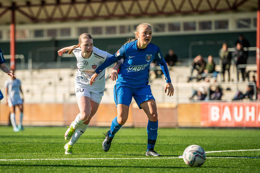 Rosengårds Bea Sprung och Eskilstunas Johanna Baekkelund