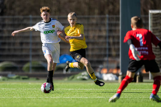 GAIS Noah Johansson och Elfsborgs Kevin Robert Larsson