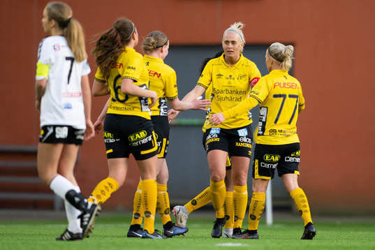 Elfsborgs spelare jublar
